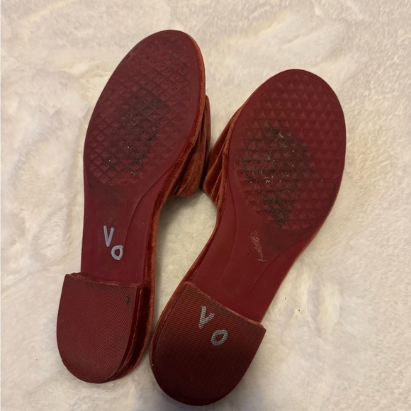 AEROSOLES Women's Velvet Slippers - Rust - Picture 3 of 4